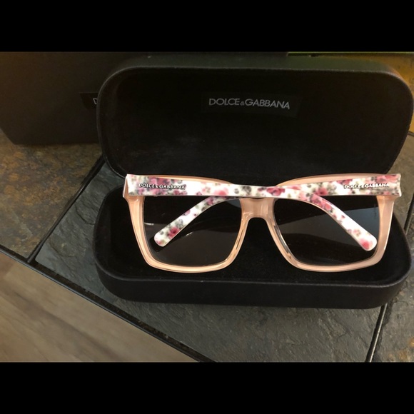 Dolce & Gabbana Sunglasses DG4077M - Pink White Floral Frames - Picture 3 of 13